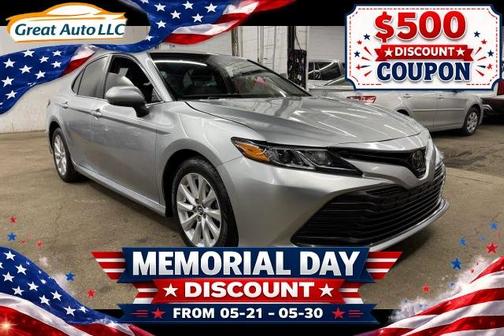 Silver 2018 Toyota Camry LE