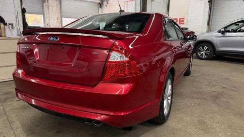 Red 2012 Ford Fusion SE