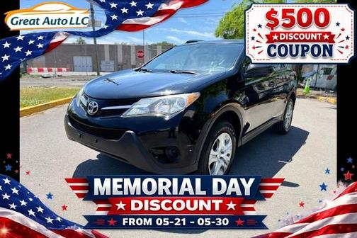 Black 2015 Toyota RAV4 LE SUV