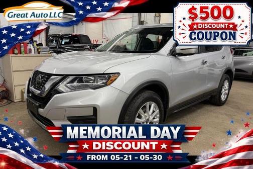Silver 2018 Nissan Rogue SV