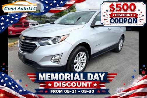 Silver 2021 Chevrolet Equinox 1LT