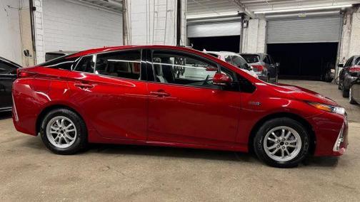 Red 2017 Toyota Prius Prime Advanced