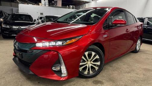 Red 2017 Toyota Prius Prime Advanced
