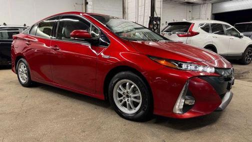 Red 2017 Toyota Prius Prime Advanced
