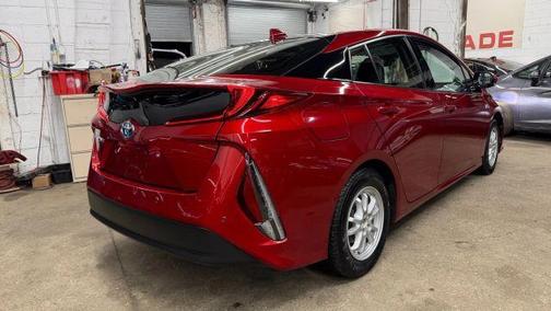 Red 2017 Toyota Prius Prime Advanced