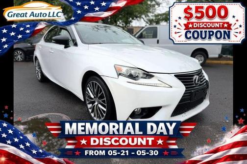 White 2014 Lexus IS 250 Base