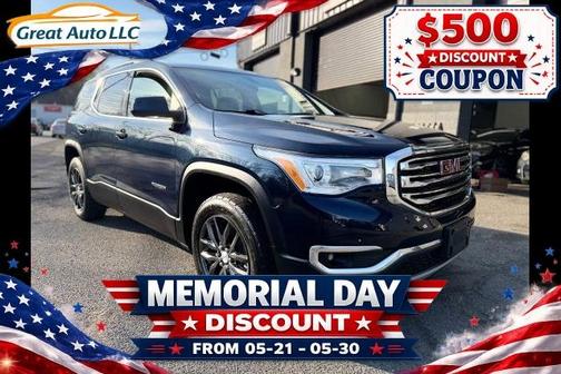 Blue 2017 GMC Acadia SLT-1