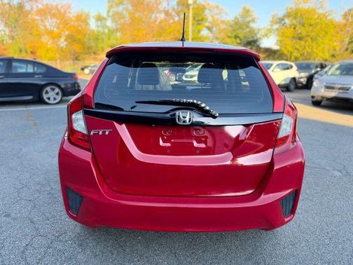 Red 2016 Honda Fit LX