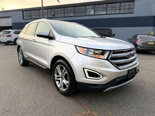 Silver 2015 Ford Edge Titanium