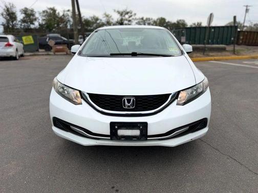 White 2013 Honda Civic LX