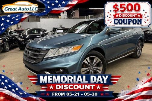 Blue 2013 Honda Crosstour EX-L