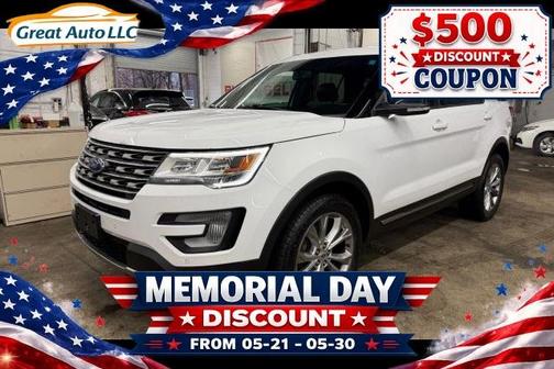 White 2017 Ford Explorer XLT