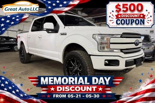 White 2018 Ford F-150 Lariat