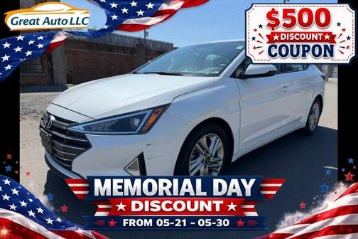 White 2020 Hyundai ELANTRA SEL