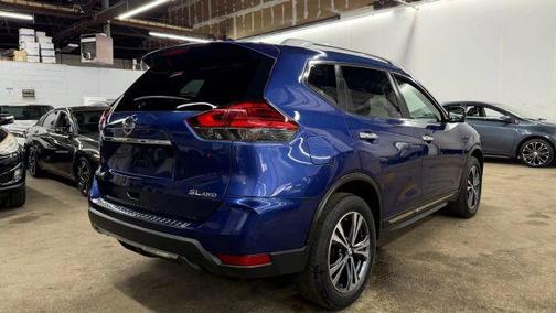 Blue 2017 Nissan Rogue SL