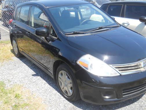 black 2011 Nissan Versa 1.8 S
