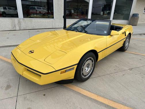 Yellow 1986 Chevrolet Corvette Base