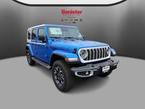 hydro blue pearlcoat 2026 Jeep Wrangler 4-Door Sahara 4x4