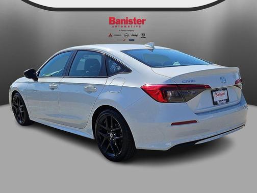 Platinum White Pearl 2024 Honda Civic Sport