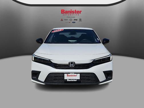 Platinum White Pearl 2024 Honda Civic Sport
