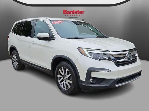 White Diamond Pearl 2019 Honda Pilot EX-L