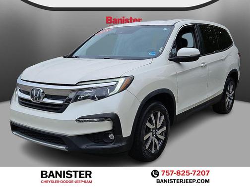 White Diamond Pearl 2019 Honda Pilot EX-L