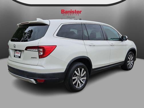 White Diamond Pearl 2019 Honda Pilot EX-L