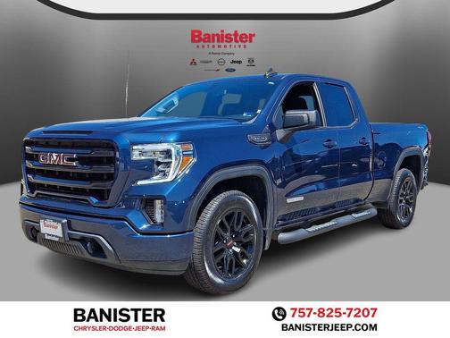 Pacific Blue Metallic 2021 GMC Sierra 1500 Elevation