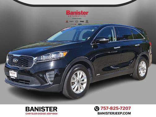 Ebony Black 2019 Kia Sorento LX