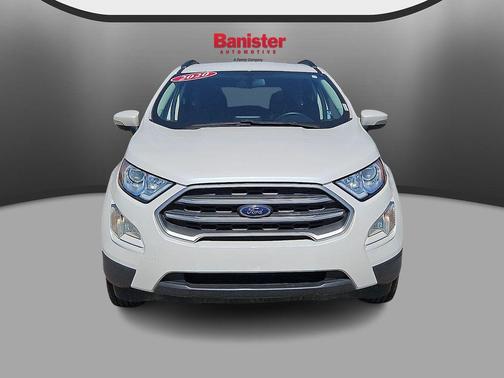 White Platinum Metallic Tri-Coat 2020 Ford EcoSport SE