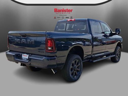 Forged Blue Metallic 2026 RAM 2500 Black Express Crew Cab 4x4 6'4' Box