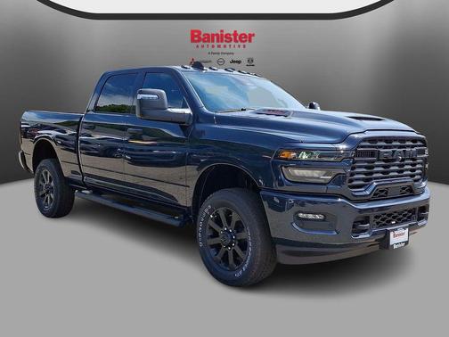 Forged Blue Metallic 2026 RAM 2500 Black Express Crew Cab 4x4 6'4' Box