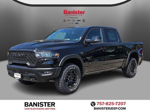 Diamond Black Crystal Pearl-Coat Exterior Paint 2027 RAM 1500 Rebel