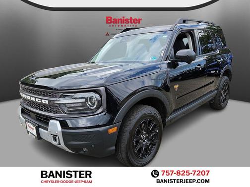 Shadow Black 2025 Ford Bronco Sport Badlands