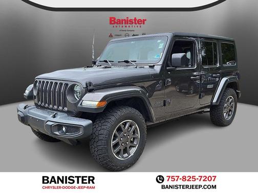 Granite Crystal Metallic Clearcoat 2021 Jeep Wrangler Unlimited 80th Anniversary 4x4