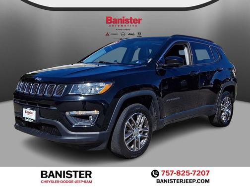 Diamond Black Crystal Pearlcoat 2020 Jeep Compass Latitude