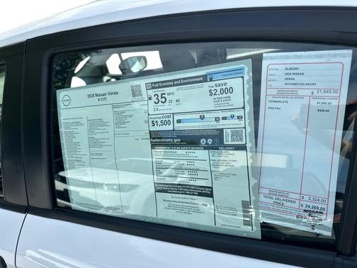 2025 Nissan Versa 1.6 S