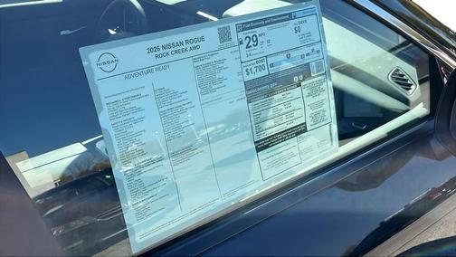 2026 Nissan Rogue Rock Creek