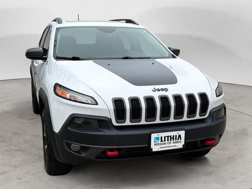 Bright White Clearcoat 2017 Jeep Cherokee Trailhawk