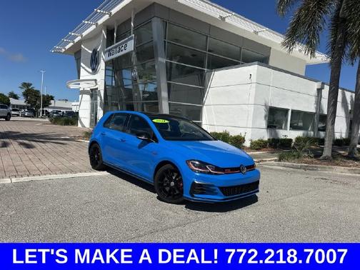 Cornflower Blue 2021 Volkswagen Golf GTI 2.0T SE