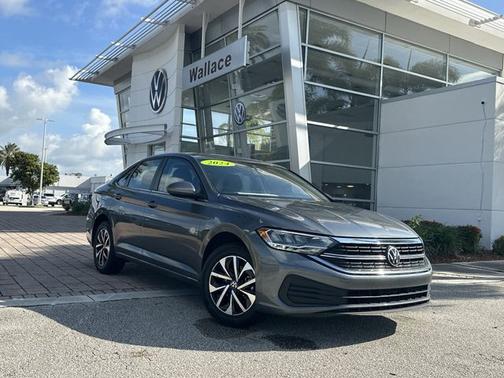 Platinum Gray Metallic 2024 Volkswagen Jetta 1.5T S