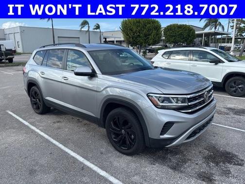 Pyrite Silver Metallic 2023 Volkswagen Atlas 3.6 SE w/ Technology
