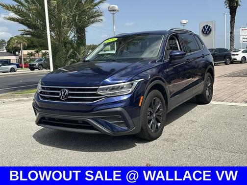Atlantic Blue 2024 Volkswagen Tiguan 2.0T SE