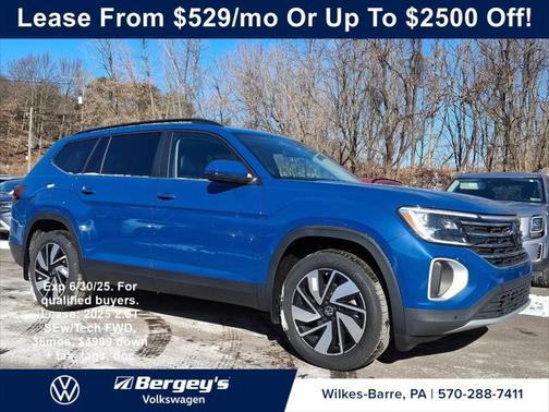 2025 Volkswagen Atlas 2.0T SE w/Technology 4MOTION