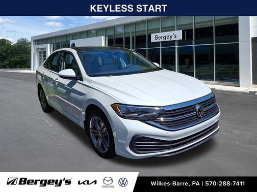 Opal White 2024 Volkswagen Jetta 1.5T SE