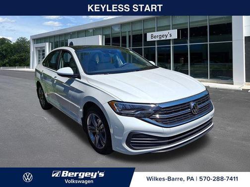 Opal White 2024 Volkswagen Jetta 1.5T SE
