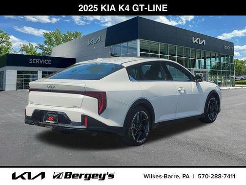 Snow White Pearl 2025 Kia K4 GT-Line