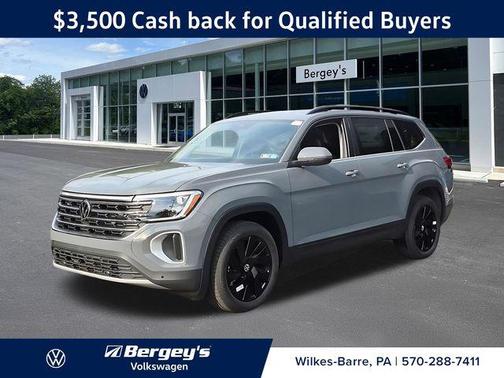Pure Gray 2026 Volkswagen Atlas 2.0T SE w/Technology 4MOTION