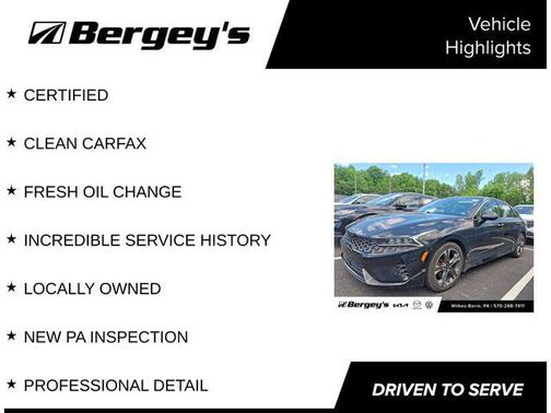 Ebony Black 2021 Kia K5 EX