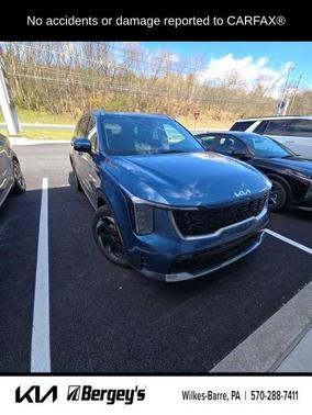Mineral Blue 2025 Kia Sorento Hybrid EX